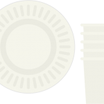 紙コップと紙皿